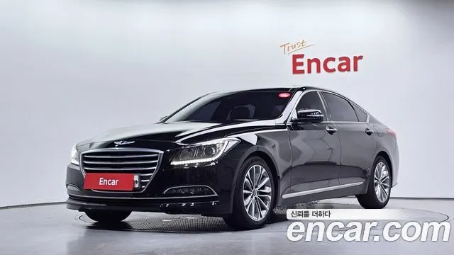 HYUNDAI GENESIS DH 2016 — 190 480 км, чёрный, Корея — под ключ — фото 1