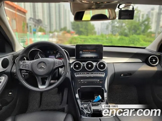MERCEDES-BENZ C-CLASS W205 2017 — 107 167 км, серебристо-серый, Корея — под ключ — фото 8