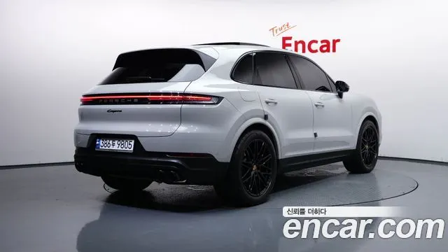 PORSCHE CAYENNE 2024 — 55 223 км, серебристо-серый, Корея — под ключ — фото 2
