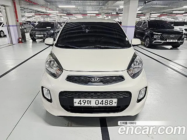 KIA MORNING 2016 — 118 890 км, белый-перламутр, Корея — под ключ — фото 2