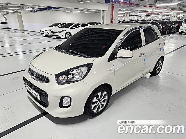 KIA MORNING 2016 — 118 890 км, белый-перламутр, Корея — под ключ — фото 12