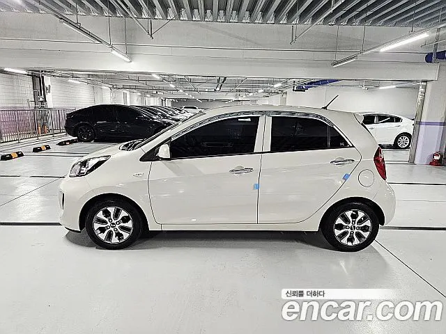 KIA MORNING 2016 — 118 890 км, белый-перламутр, Корея — под ключ — фото 3