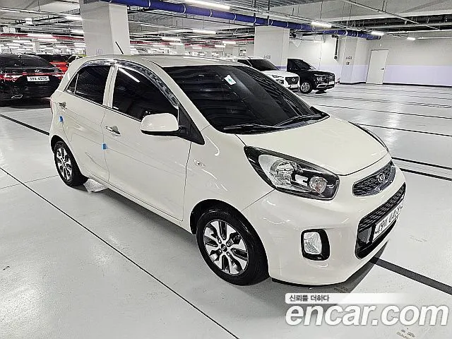 KIA MORNING 2016 — 118 890 км, белый-перламутр, Корея — под ключ — фото 4