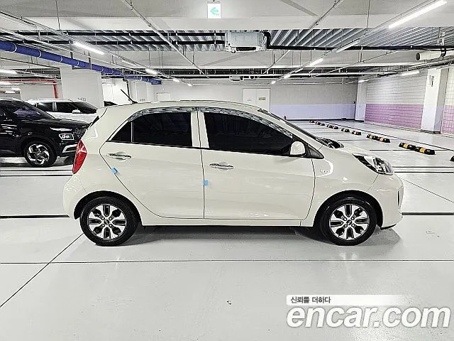 KIA MORNING 2016 — 118 890 км, белый-перламутр, Корея — под ключ — фото 6