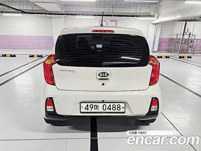 KIA MORNING 2016 — 118 890 км, белый-перламутр, Корея — под ключ — фото 7