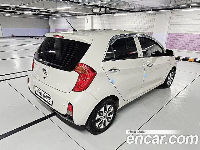 KIA MORNING 2016 — 118 890 км, белый-перламутр, Корея — под ключ — фото 8