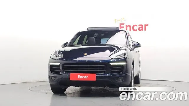PORSCHE CAYENNE 2016 — 109 285 км, синий, Корея — под ключ — фото 3