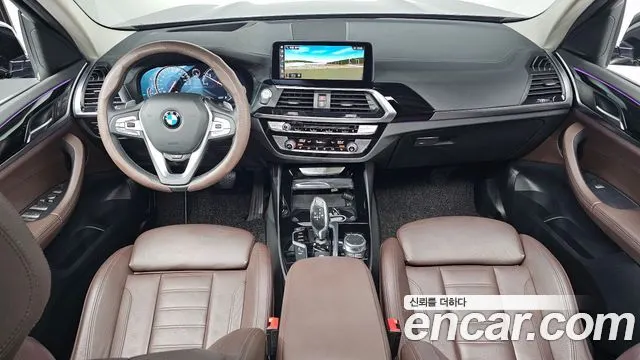 BMW X3 2019 — 95 856 км, чёрный, Корея — под ключ — фото 7