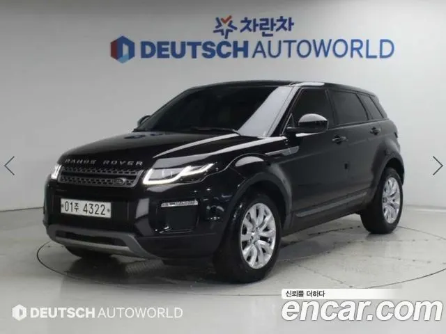 LAND ROVER RANGE ROVER EVOQUE 2018 — 198 070 км, чёрный, Корея — под ключ — фото 7