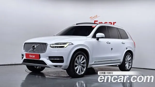 VOLVO XC90 2018 — 146 557 км, белый, Корея — под ключ — фото 1