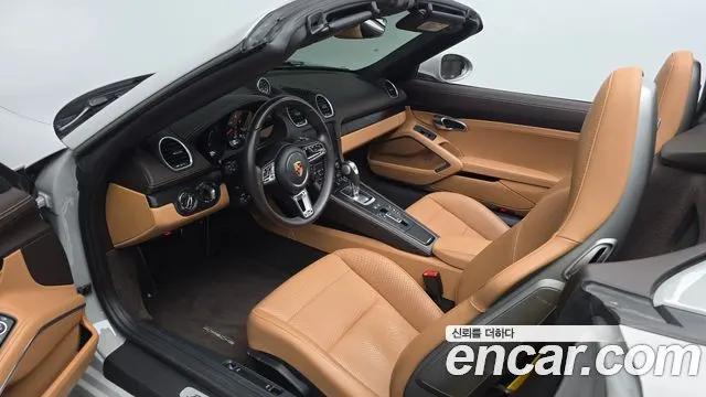 PORSCHE 718 BOXSTER 2023 — 22 253 км, серебристо-серый, Корея — под ключ — фото 12