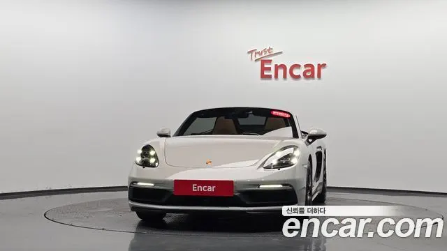 PORSCHE 718 BOXSTER 2023 — 22 253 км, серебристо-серый, Корея — под ключ — фото 3