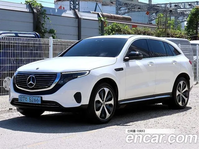 MERCEDES-BENZ EQC N293 2020 — 53 546 км, белый, Корея — под ключ — фото 2