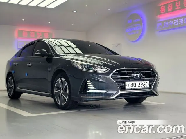 HYUNDAI SONATA HYBRID 2019 — 158 000 км, серый, Корея — под ключ — фото 3