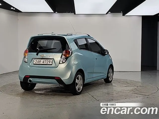 CHEVROLET SPARK 2012 — 128 000 км, тёмно-зелёный, Корея — под ключ — фото 4