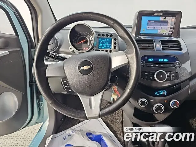 CHEVROLET SPARK 2012 — 128 000 км, тёмно-зелёный, Корея — под ключ — фото 9