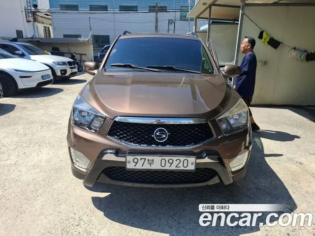 KGM KORANDO SPORTS 2016 — 259 657 км, коричневый, Корея — под ключ — фото 2