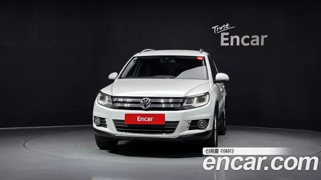 VOLKSWAGEN TIGUAN 2015 — 148 848 км, белый, Корея — под ключ — фото 3