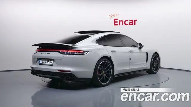 PORSCHE PANAMERA 2021 — 74 832 км, серебристо-серый, Корея — под ключ — фото 2