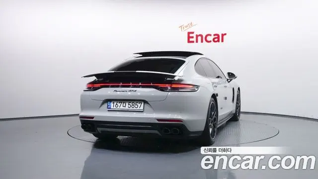 PORSCHE PANAMERA 2021 — 74 832 км, серебристо-серый, Корея — под ключ — фото 4