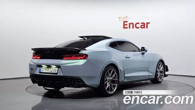 CHEVROLET CAMARO 2017 — 102 407 км, светло-серебристый, Корея — под ключ — фото 2