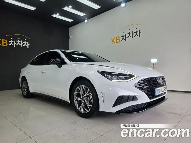 HYUNDAI SONATA HYBRID 2022 — 85 000 км, белый-перламутр, Корея — под ключ — фото 2