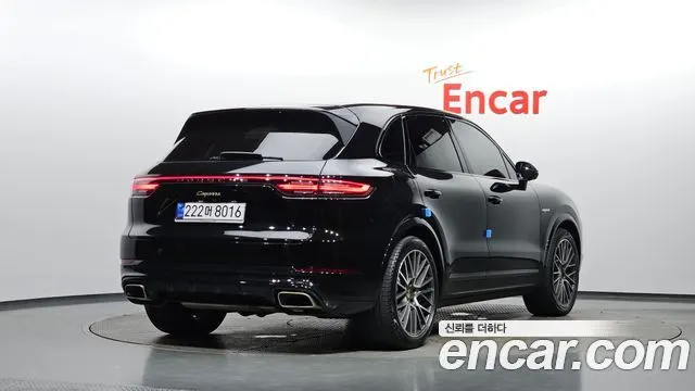 PORSCHE CAYENNE 2020 — 39 721 км, чёрный, Корея — под ключ — фото 2