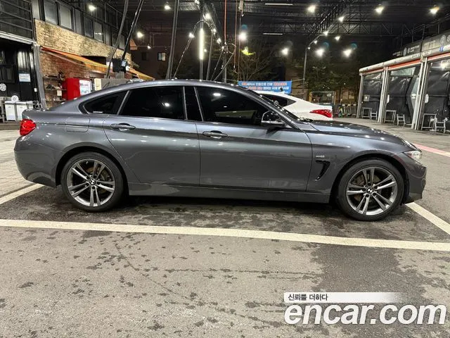 BMW 4 SERIES 2016 — 126 500 км, серый, Корея — под ключ — фото 2