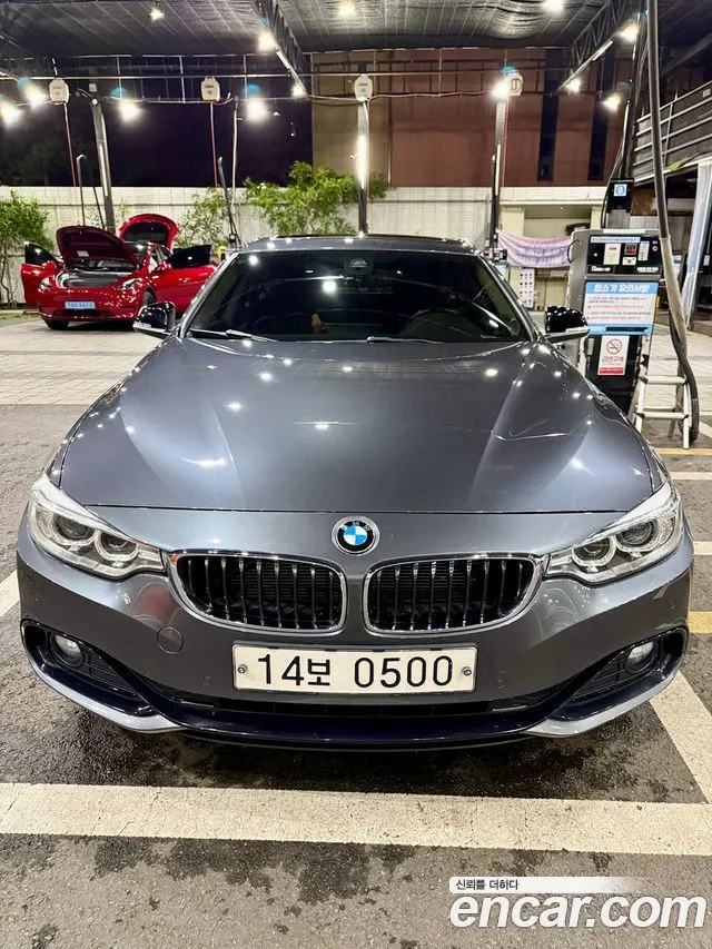 BMW 4 SERIES 2016 — 126 500 км, серый, Корея — под ключ — фото 3