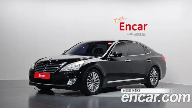 HYUNDAI EQUUS 2015 — 131 140 км, чёрный, Корея — под ключ — фото 1