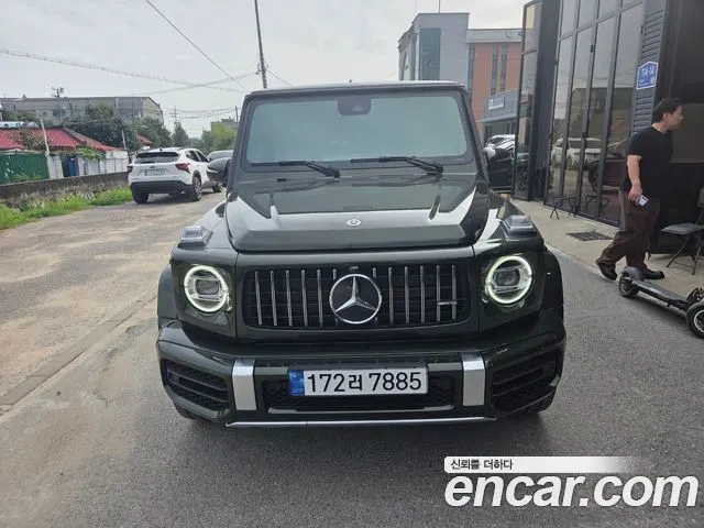 MERCEDES-BENZ G-CLASS W463B 2023 — 22 868 км, тёмно-зелёный, Корея — под ключ — фото 1