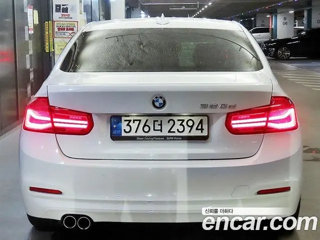 BMW 3 SERIES 2016 — 116 625 км, белый, Корея — под ключ — фото 4