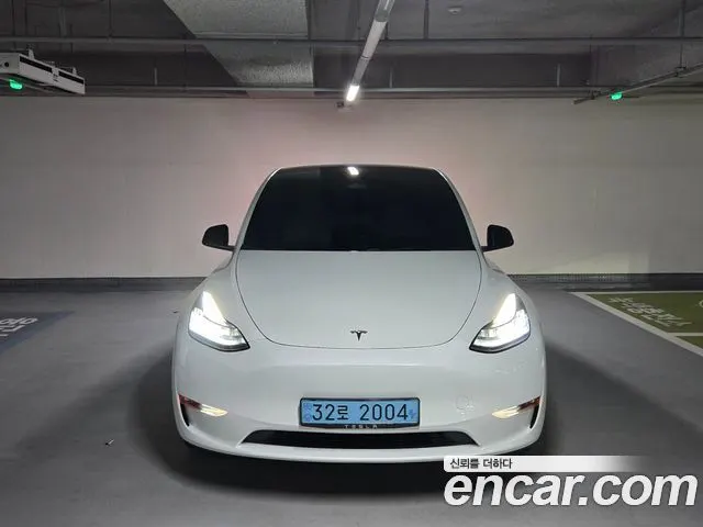 TESLA MODEL Y 2022 — 145 000 км, белый, Корея — под ключ — фото 12