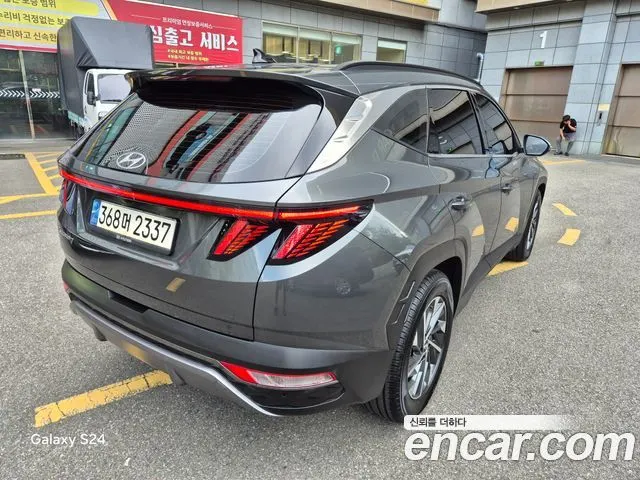HYUNDAI TUCSON HYBRID 2021 — 129 000 км, серый, Корея — под ключ — фото 4
