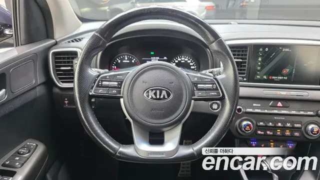 KIA SPORTAGE THE BOLD 2021 — 55 618 км, синий, Корея — под ключ — фото 12