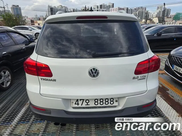VOLKSWAGEN TIGUAN 2014 — 236 263 км, белый, Корея — под ключ — фото 3