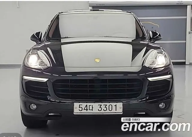PORSCHE CAYENNE 2017 — 189 480 км, чёрный, Корея — под ключ — фото 3
