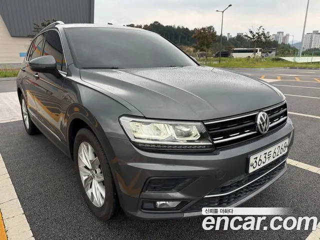 VOLKSWAGEN TIGUAN ALLSPACE 2020 — 115 720 км, серый, Корея — под ключ — фото 3