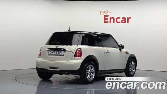 MINI COOPER D 2012 — 114 461 км, белый-перламутр, Корея — под ключ — фото 2