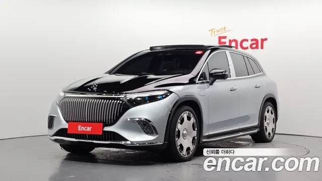 MERCEDES-BENZ EQS SUV X296 2024 — 14 588 км, серебристо-серый, Корея — под ключ — фото 1