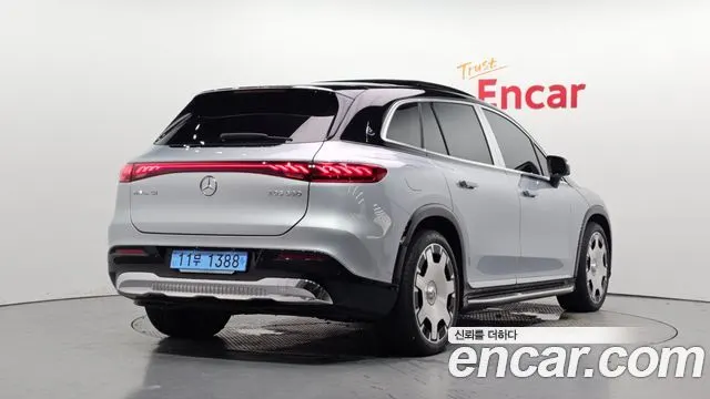 MERCEDES-BENZ EQS SUV X296 2024 — 14 588 км, серебристо-серый, Корея — под ключ — фото 2