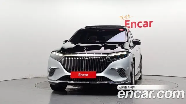 MERCEDES-BENZ EQS SUV X296 2024 — 14 588 км, серебристо-серый, Корея — под ключ — фото 3