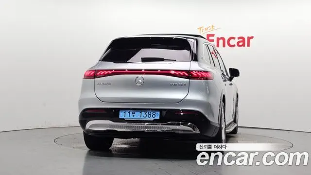 MERCEDES-BENZ EQS SUV X296 2024 — 14 588 км, серебристо-серый, Корея — под ключ — фото 4