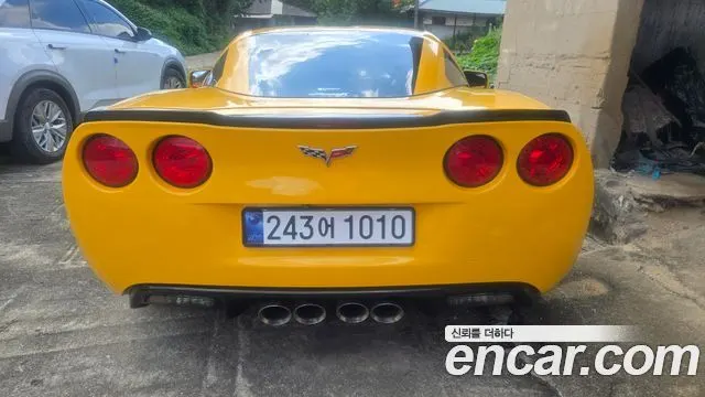 CHEVROLET CORVETTE 2012 — 165 000 км, жёлтый, Корея — под ключ — фото 3