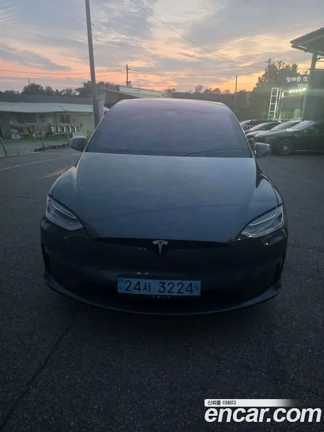 TESLA MODEL X 2023 — 105 783 км, серебристый, Корея — под ключ — фото 1