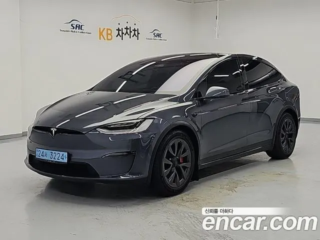 TESLA MODEL X 2023 — 105 783 км, серебристый, Корея — под ключ — фото 10