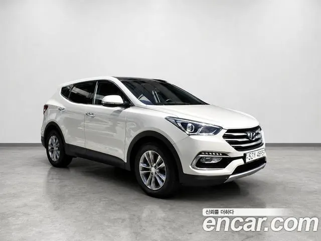 HYUNDAI SANTA FE 2016 — 173 000 км, белый-перламутр, Корея — под ключ — фото 2