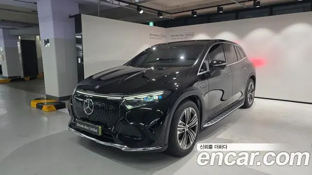 MERCEDES-BENZ EQS SUV X296 2025 — 3 761 км, чёрный, Корея — под ключ — фото 1