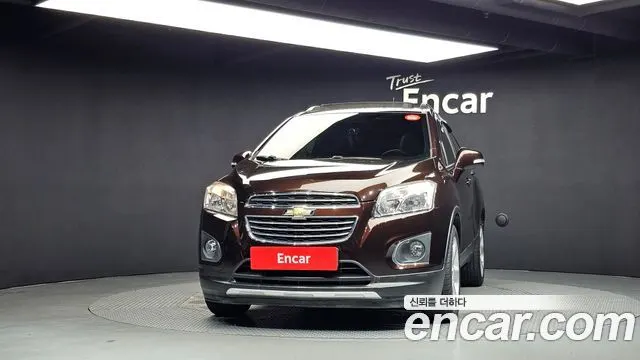 CHEVROLET TRAX 2015 — 129 243 км, коричневый, Корея — под ключ — фото 3