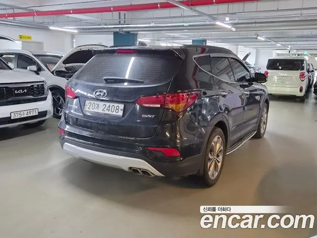 HYUNDAI SANTA FE 2016 — 283 000 км, чёрный, Корея — под ключ — фото 6
